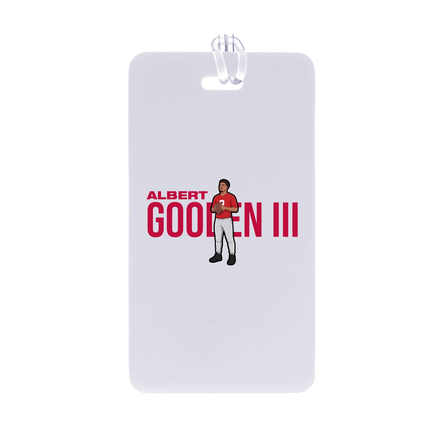 Bag Tag — Player Name in Classic