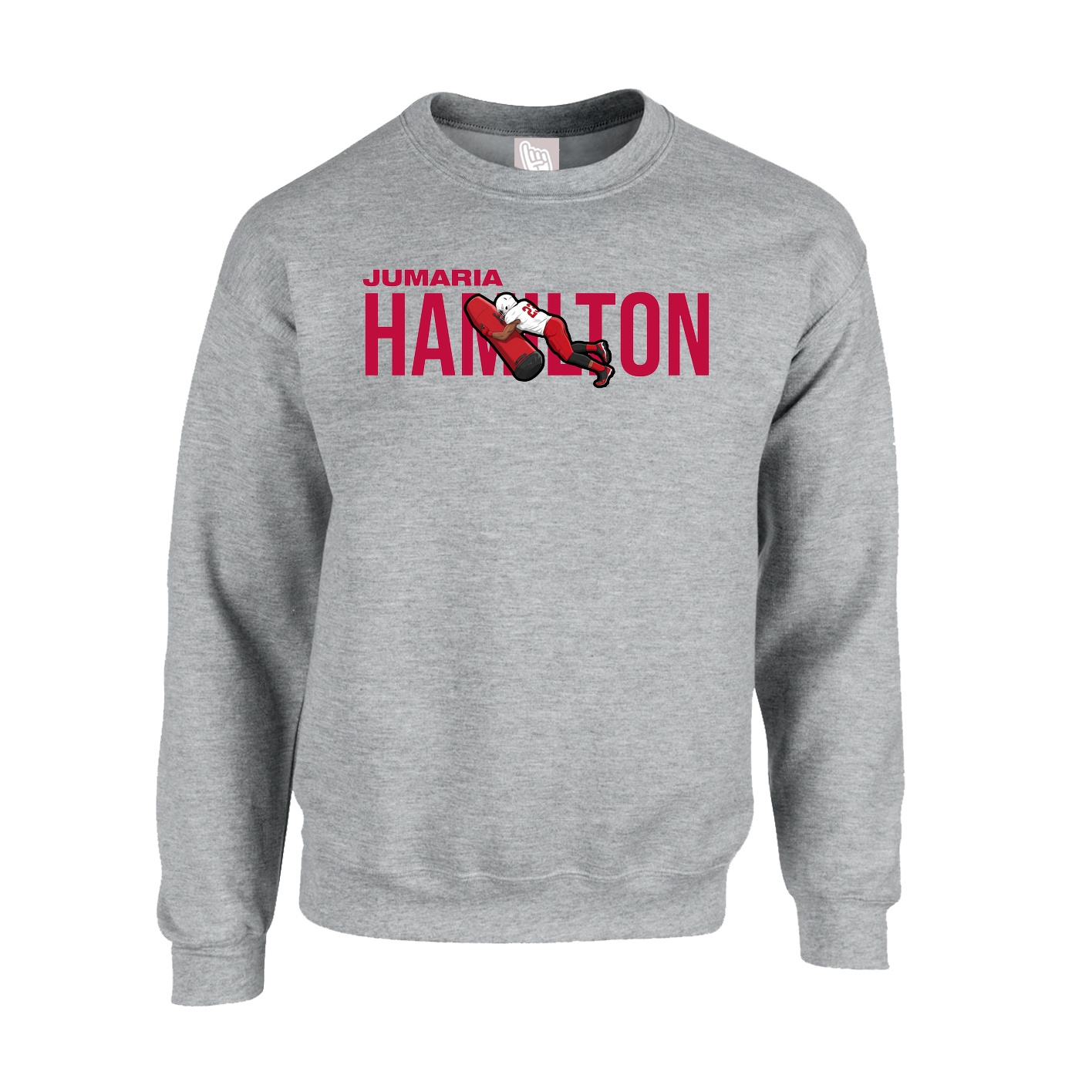Fleece Crew — Player Name in Grey