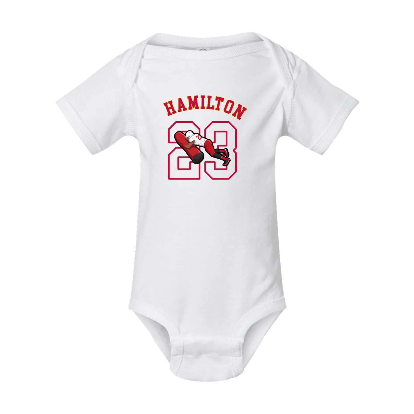Baby Onesie — Shirsey Arch in White