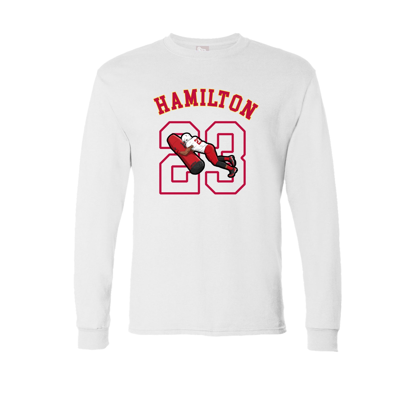 Long Sleeve Tee — Shirsey Arch in White