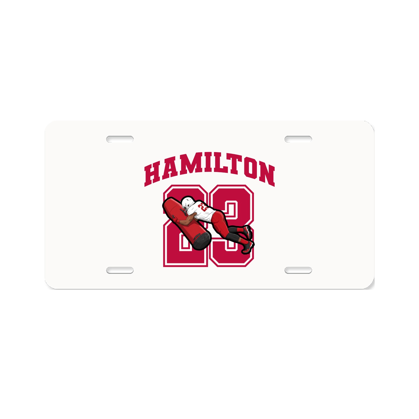 License Plate — Number in Classic