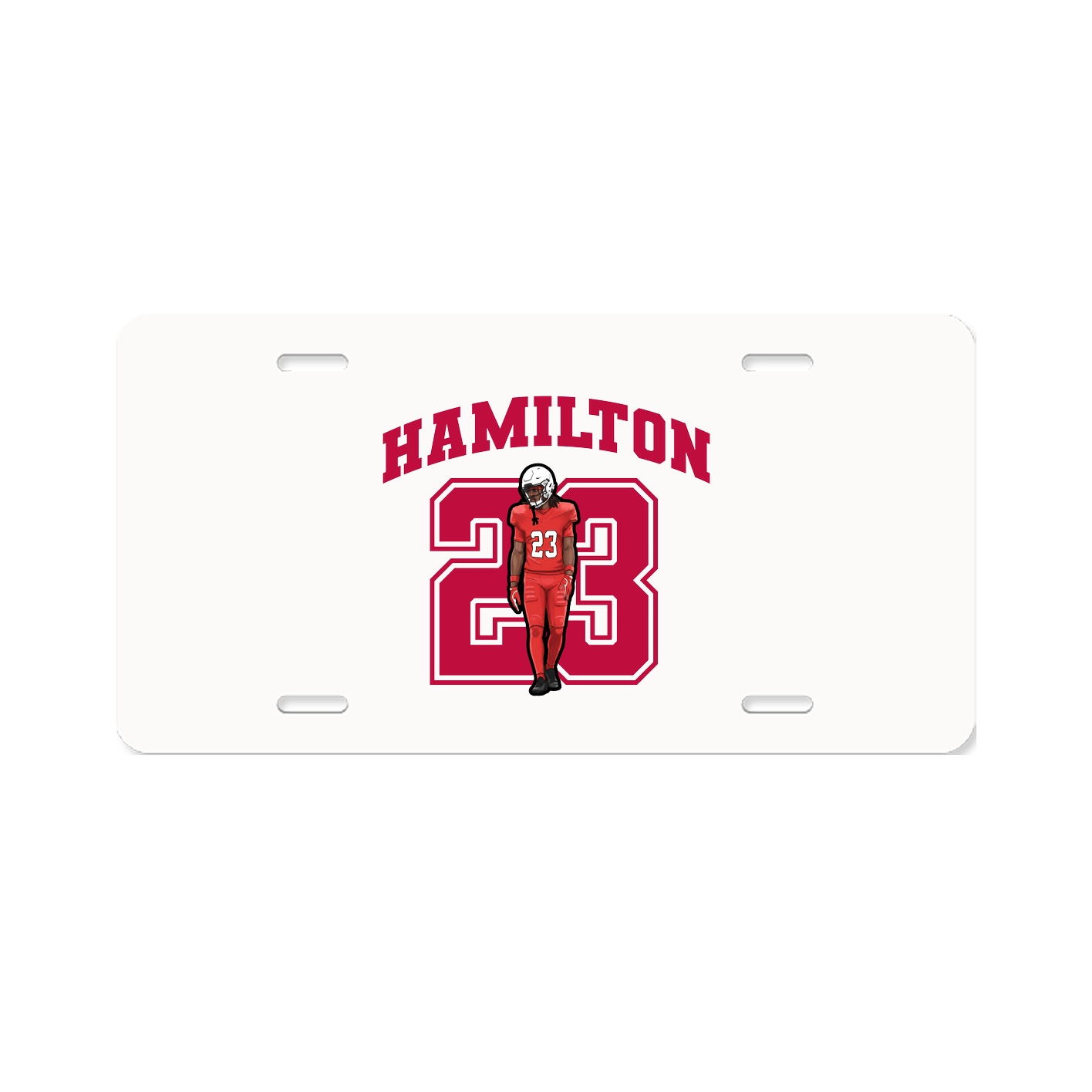 License Plate — Number in Classic