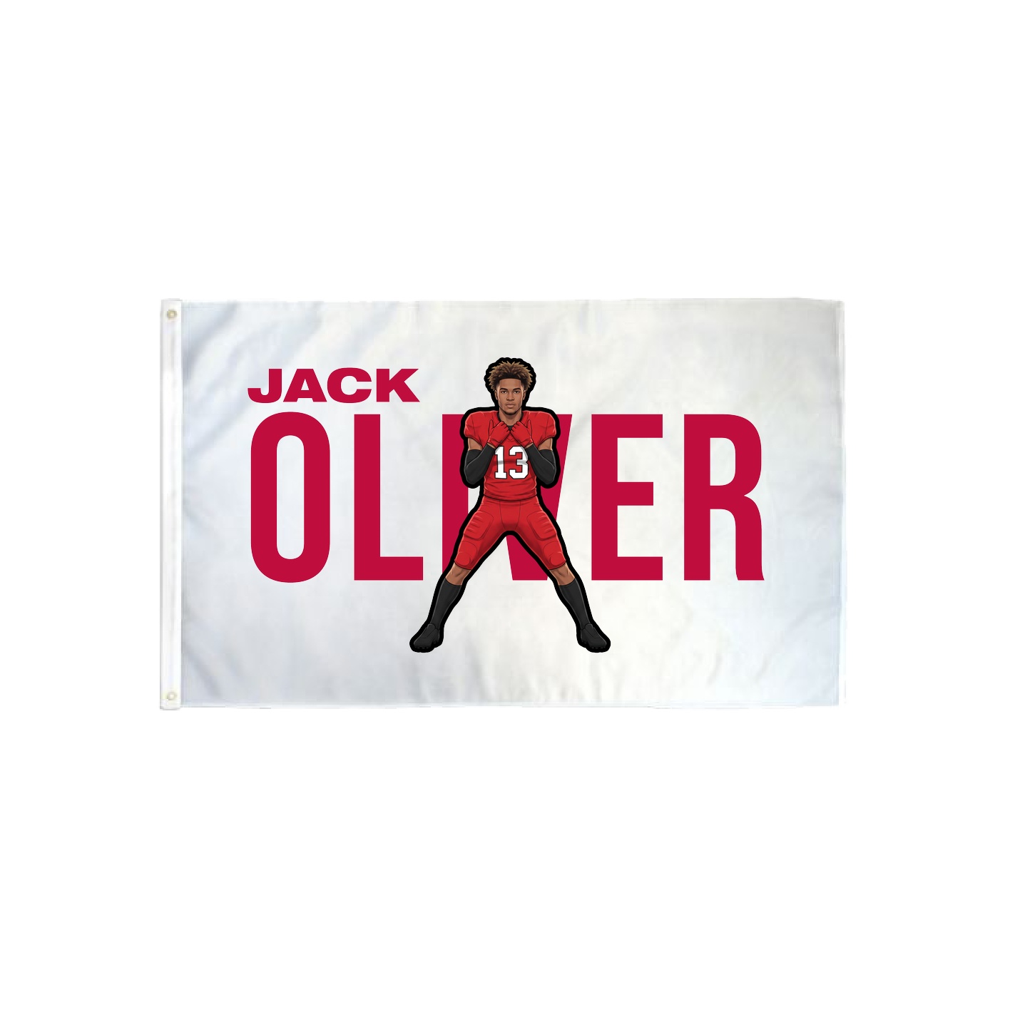 3x5 Flag — Player Name in Classic