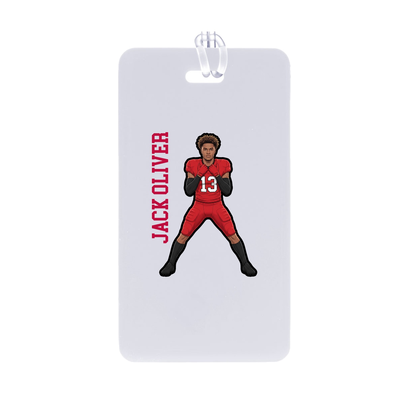 Bag Tag — Name Vertical in Classic
