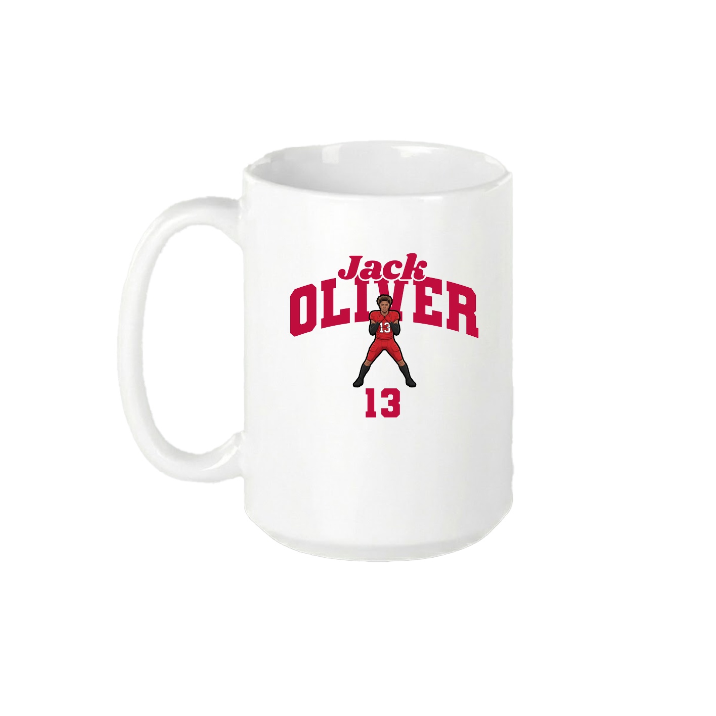 15oz Coffee Mug — Signature Arch in White