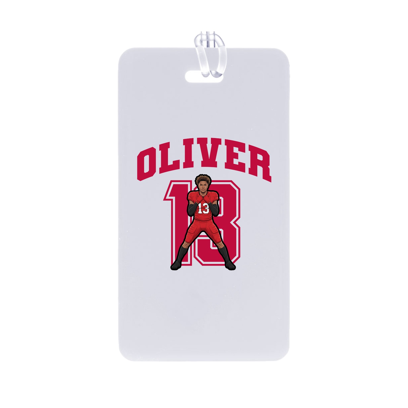 Bag Tag — Number in Classic