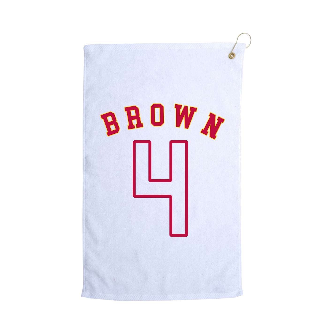 Golf Towel — Shirsey Arch in White
