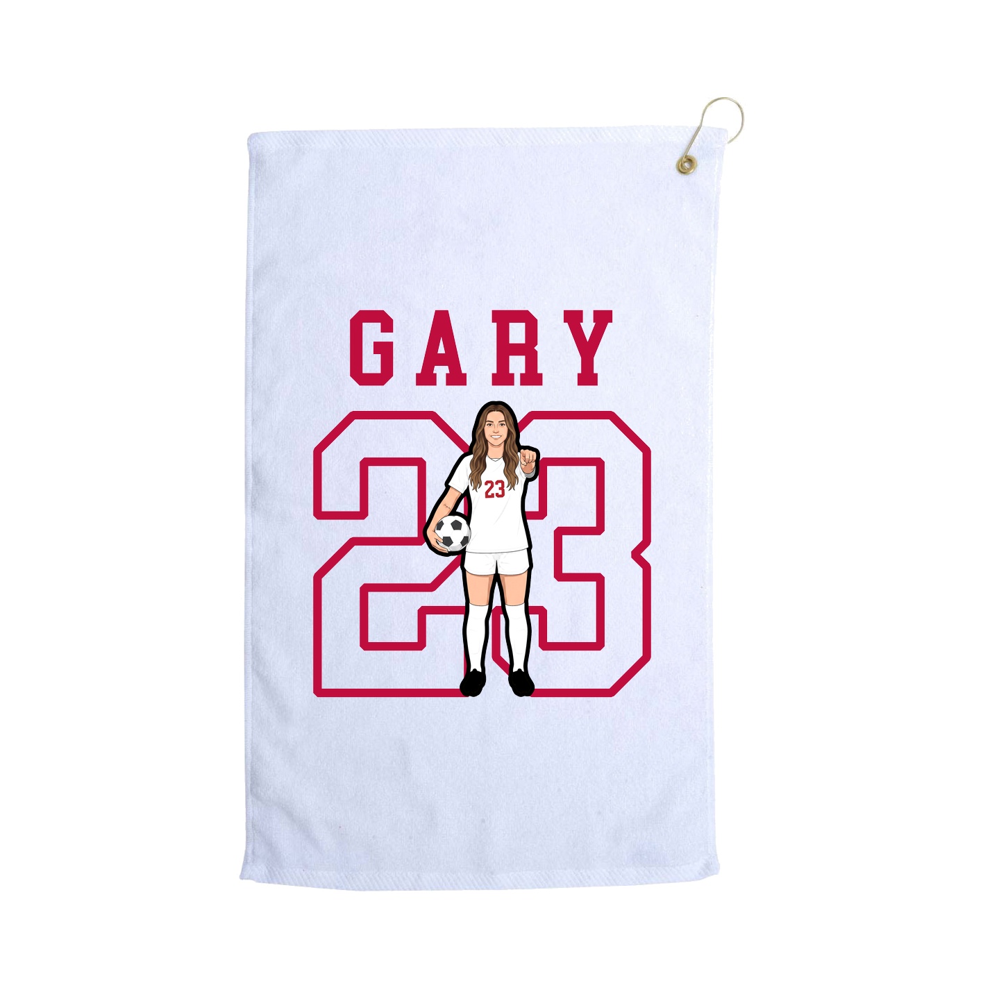 Golf Towel — Shirsey in White