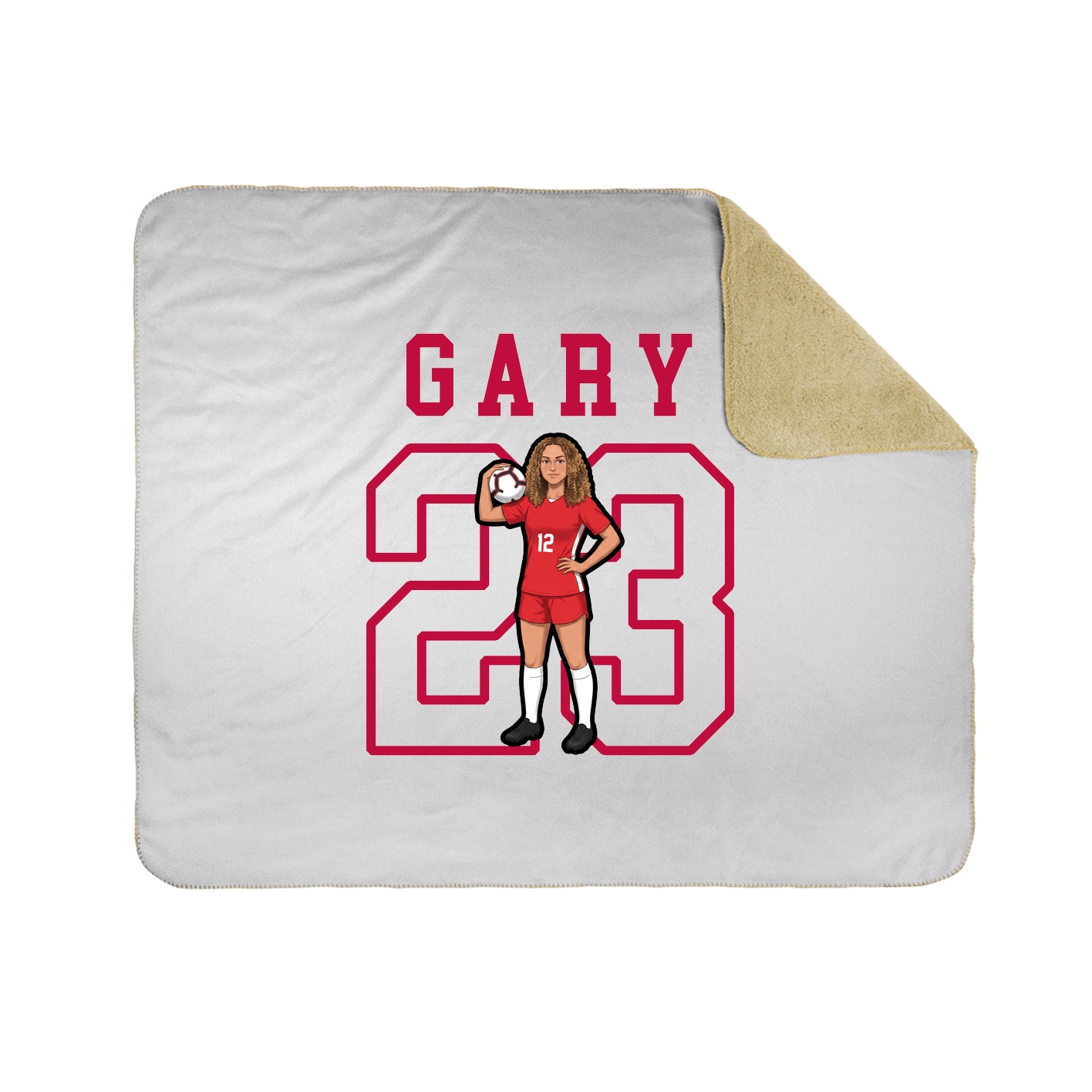 Throw Blanket — Shirsey in White