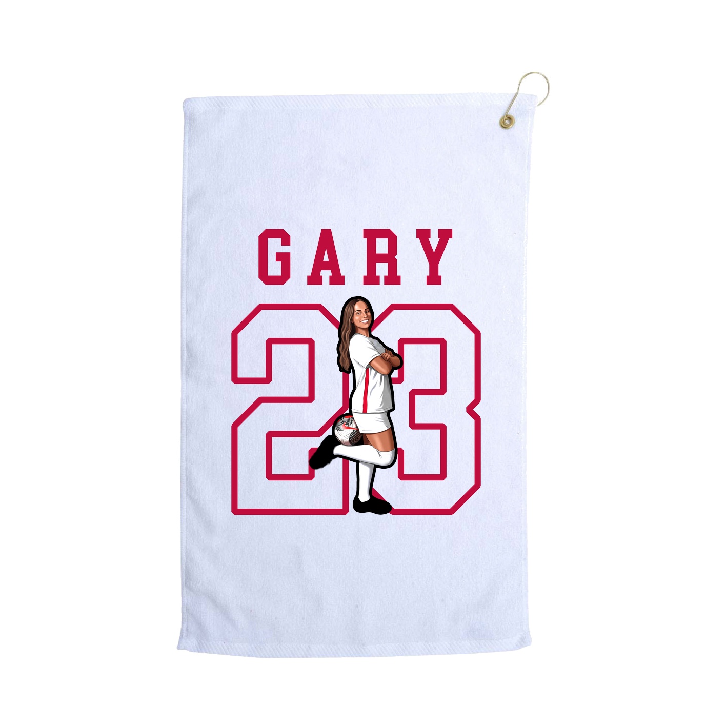 Golf Towel — Shirsey in White