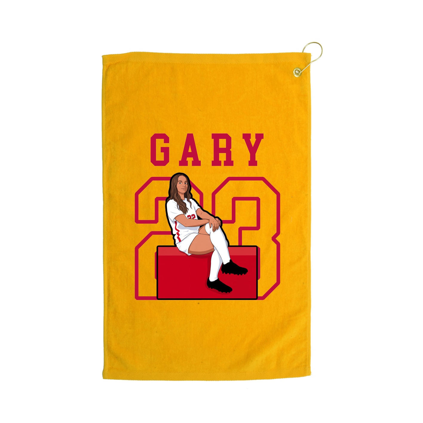Golf Towel — Shirsey in Gold