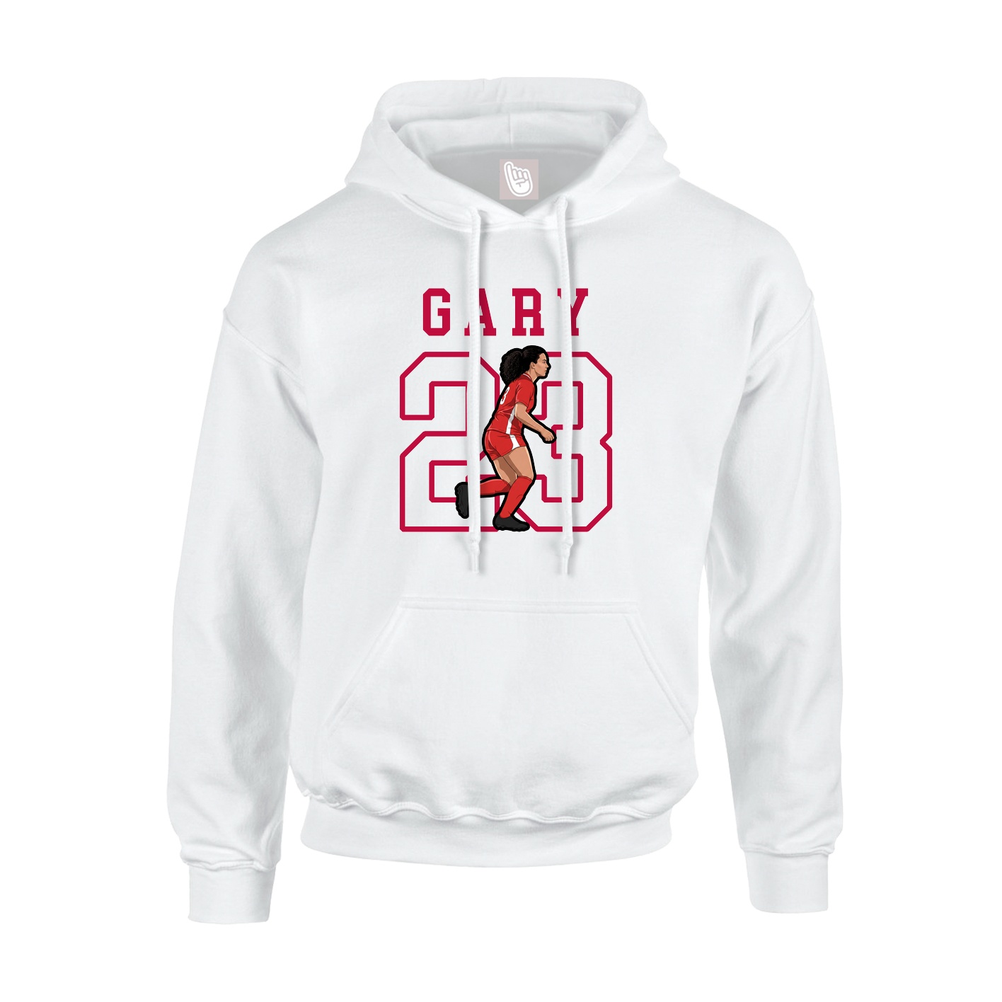 Hoodie — Shirsey in White