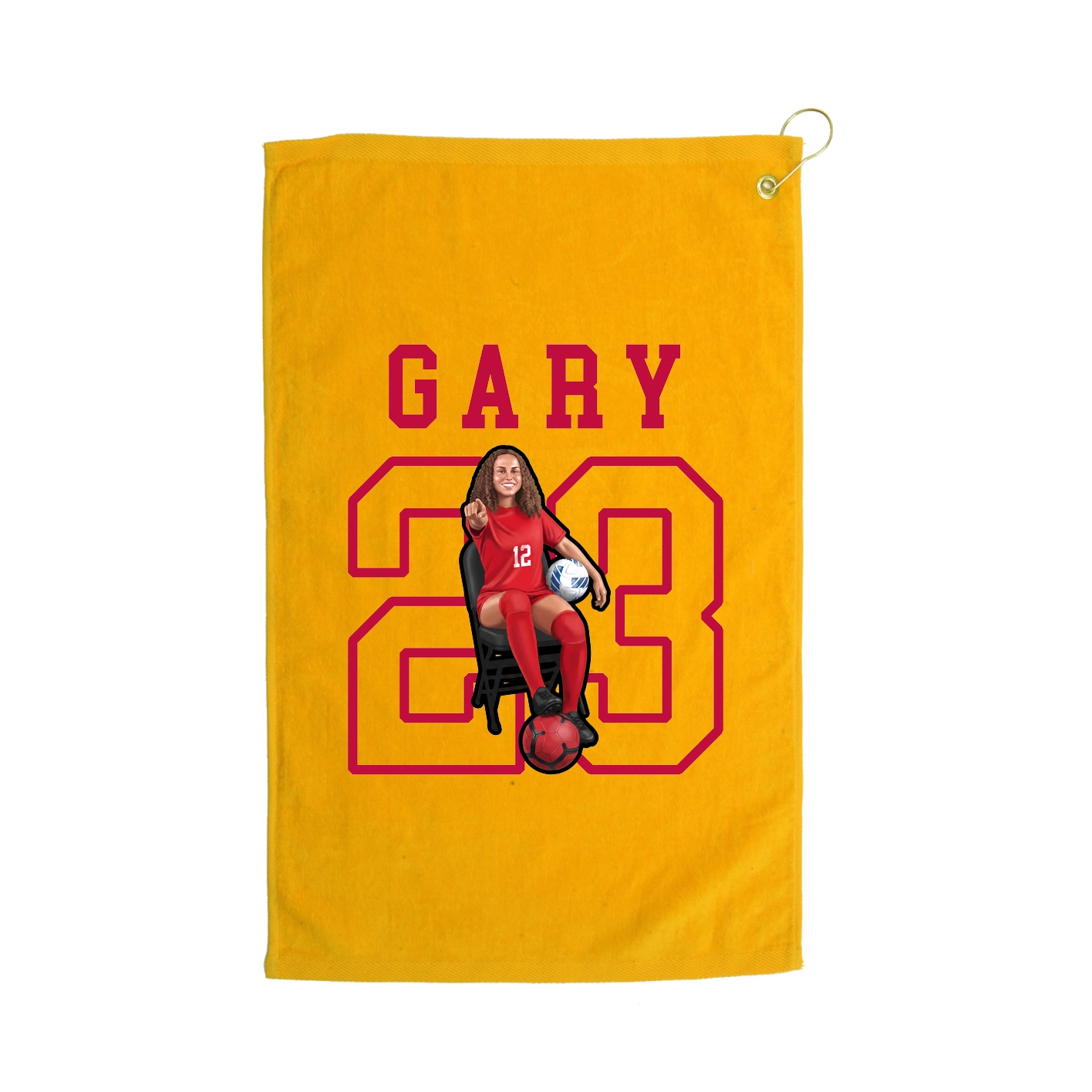 Golf Towel — Shirsey in Gold