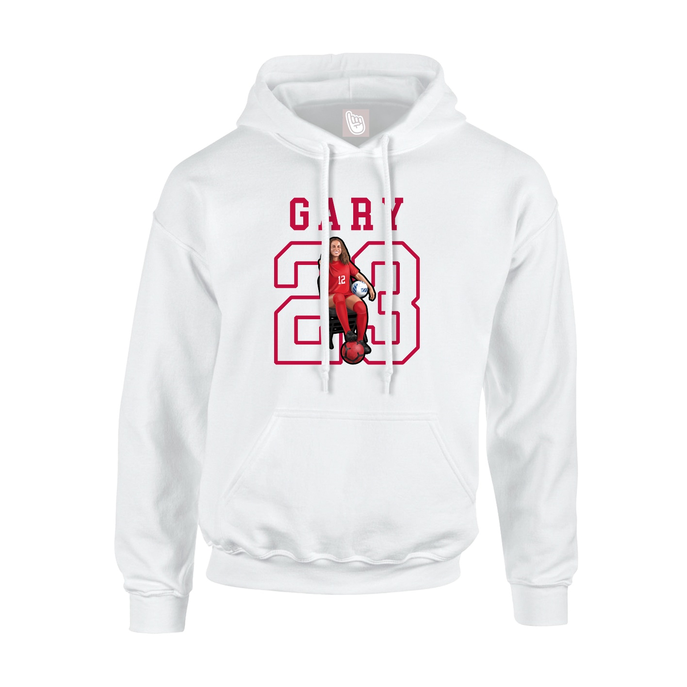 Youth Hoodie — Shirsey in White