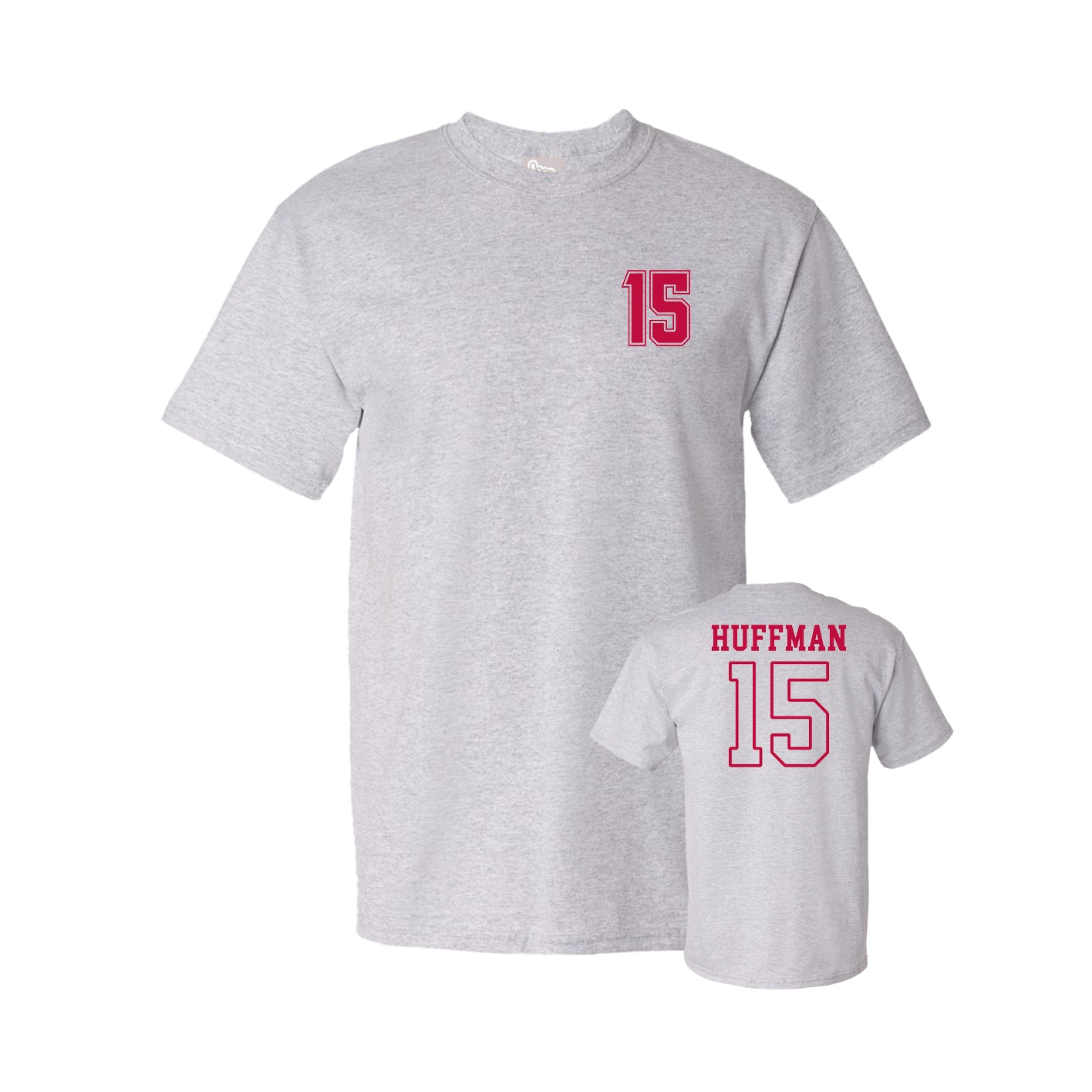 Youth Tee — Chest Back in Grey