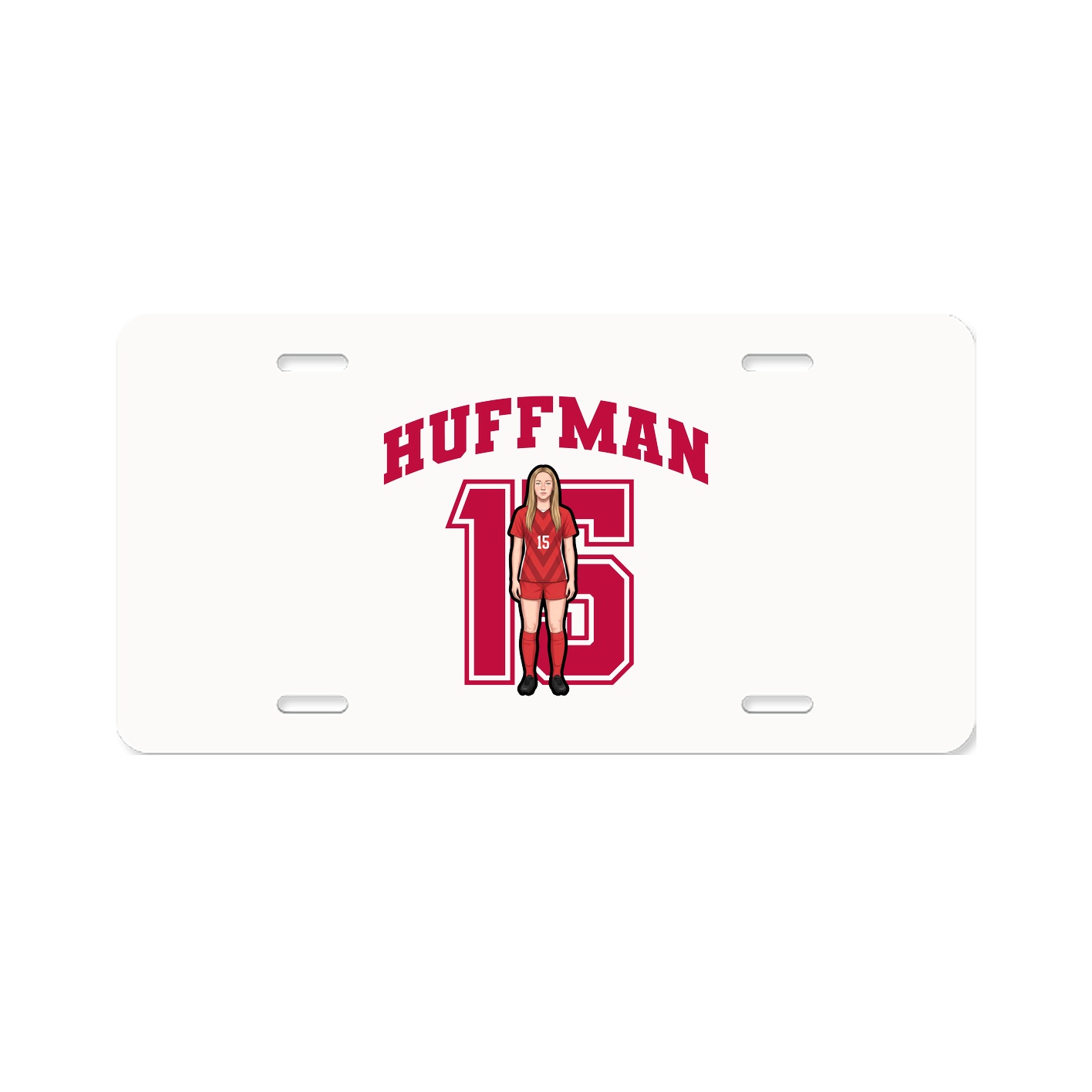 License Plate — Number in Classic