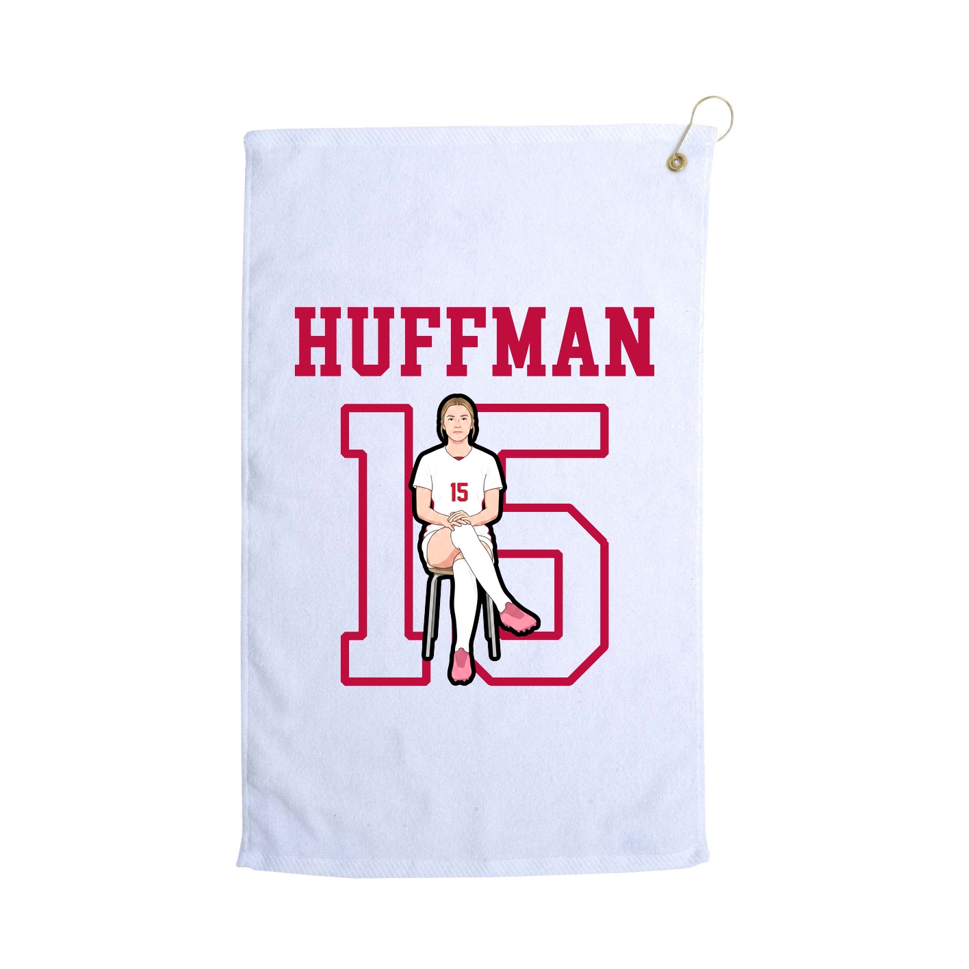 Golf Towel — Shirsey in White