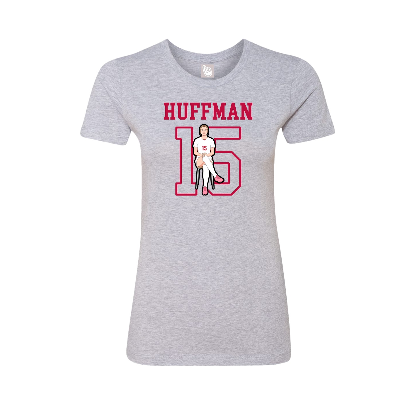 Fitted Women's Tee — Shirsey in Grey