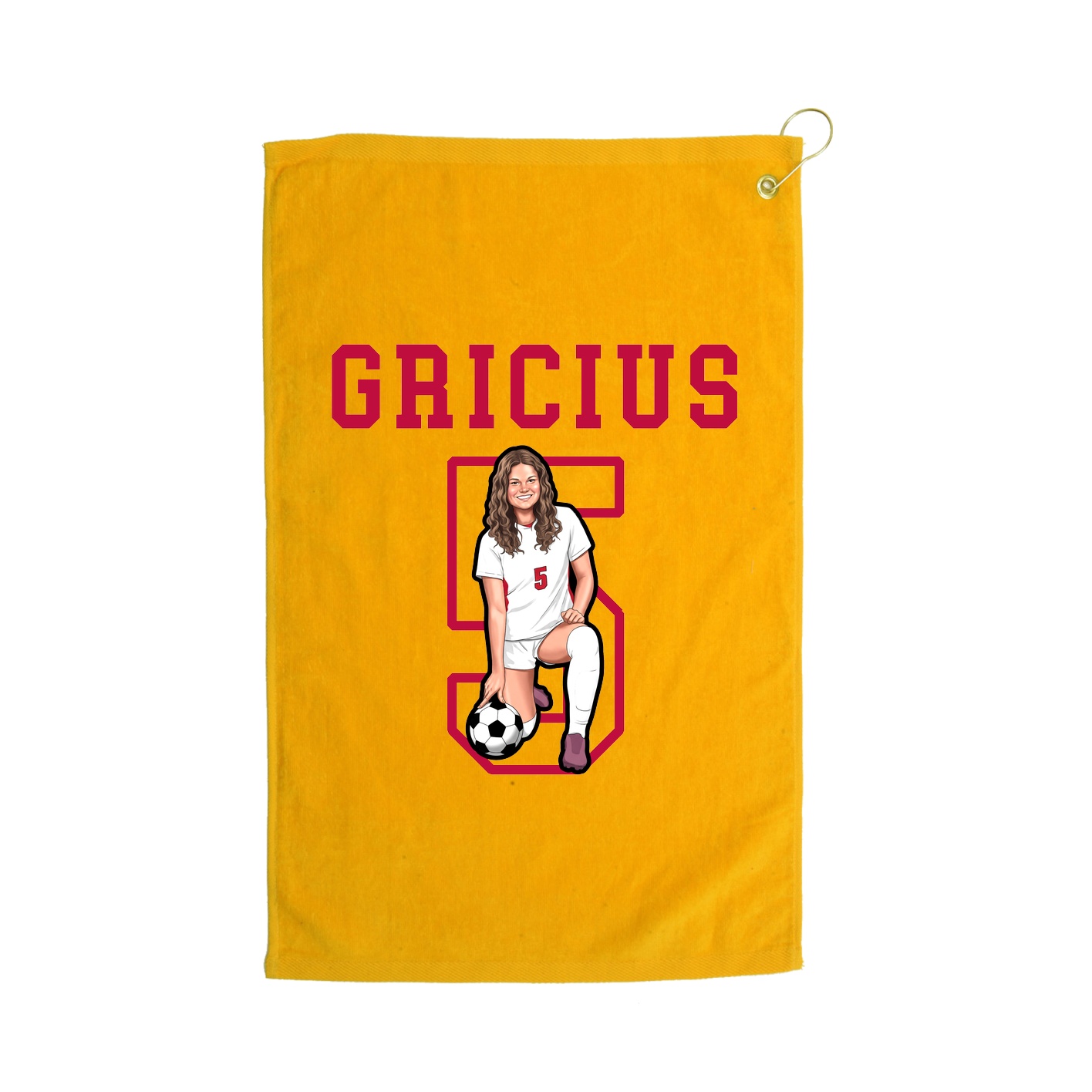 Golf Towel — Shirsey in Gold