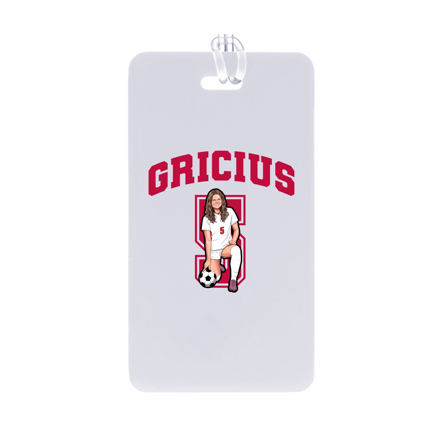Bag Tag — Number in Classic