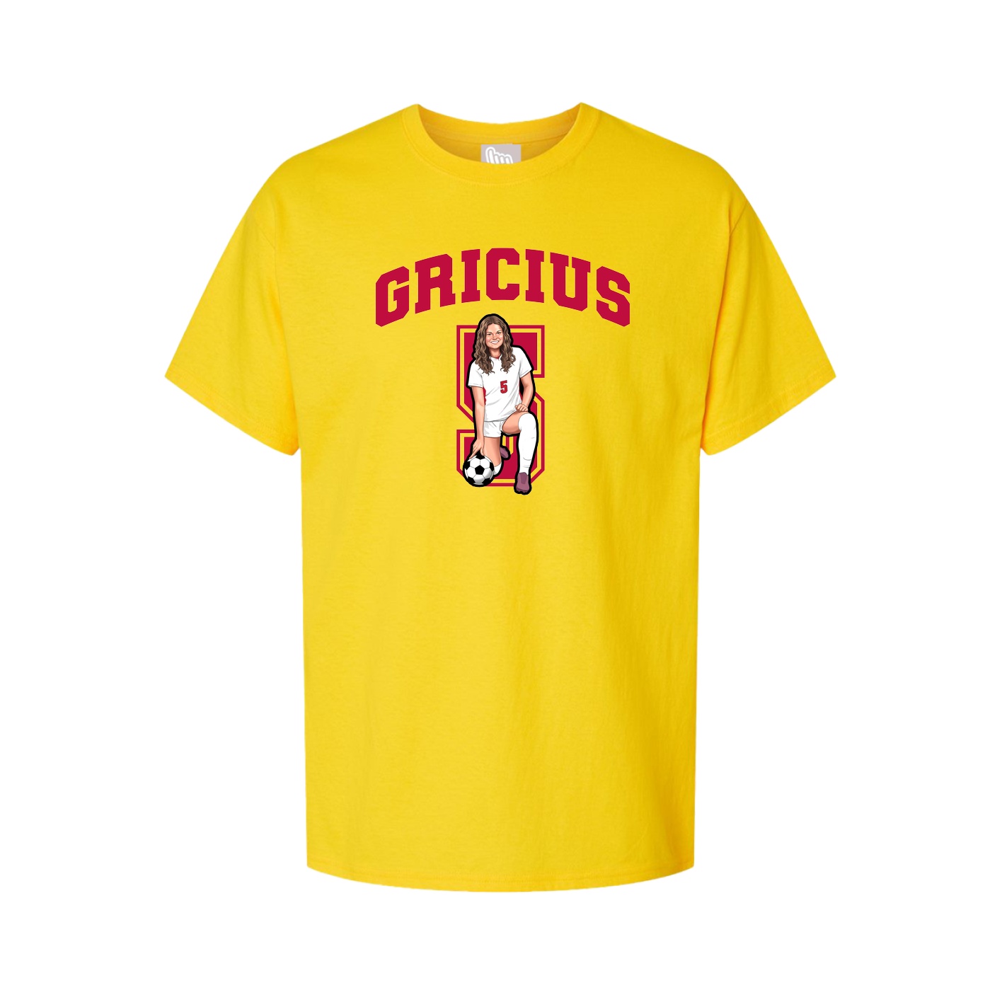 Tee — Number in Gold