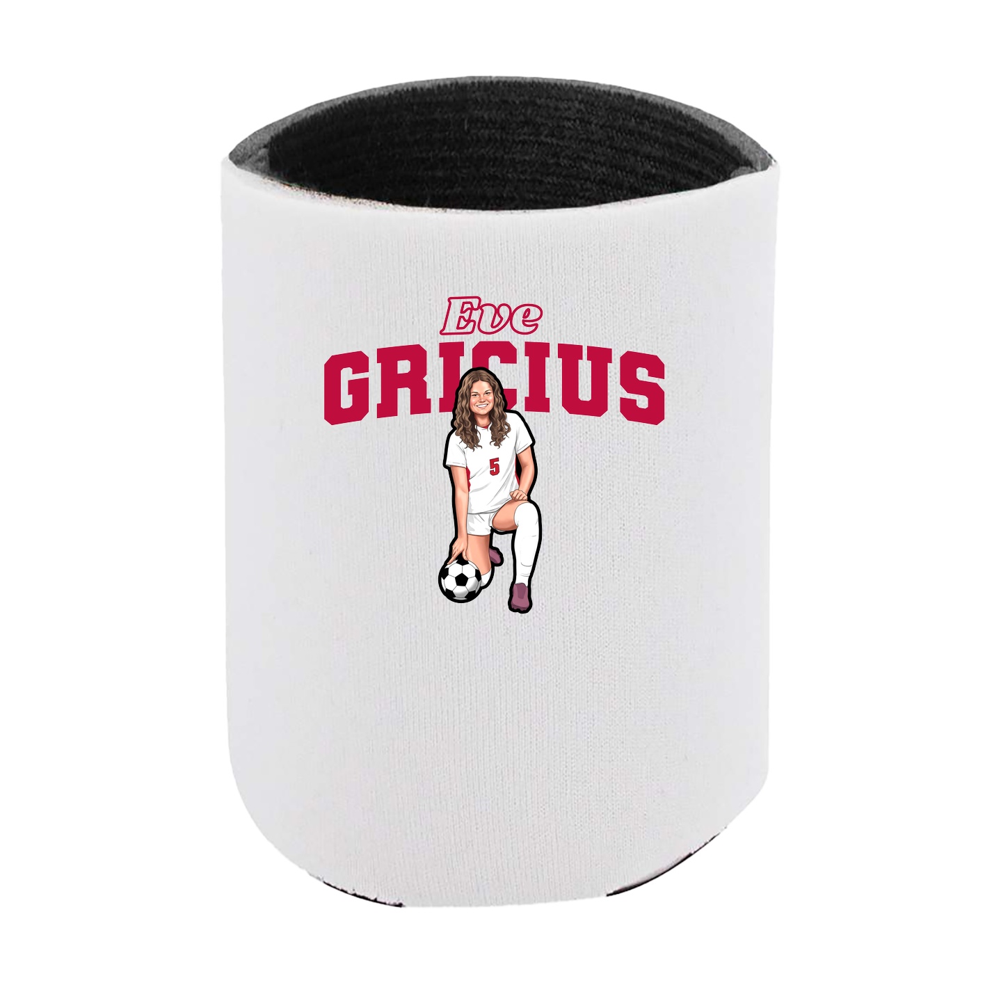 Can Holder — Name Arch in White