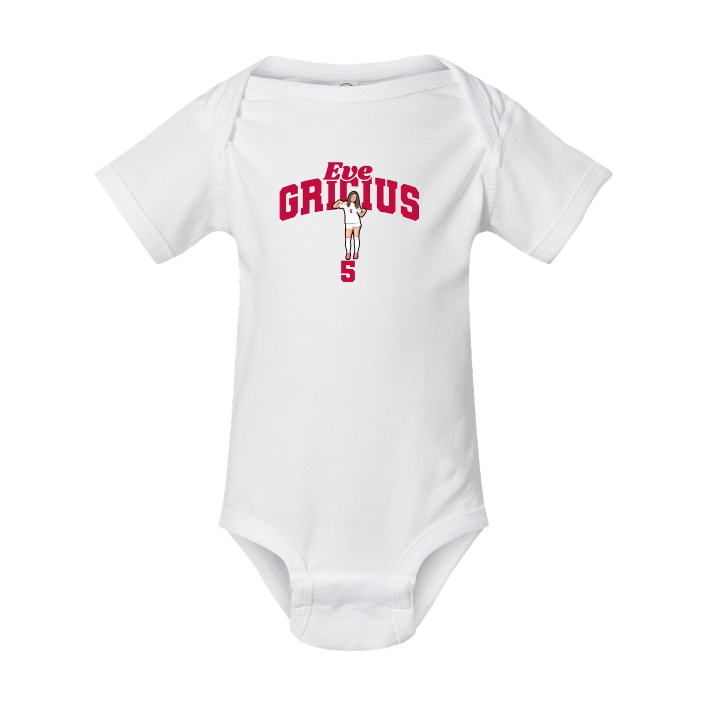 Baby Onesie — Signature Arch in White