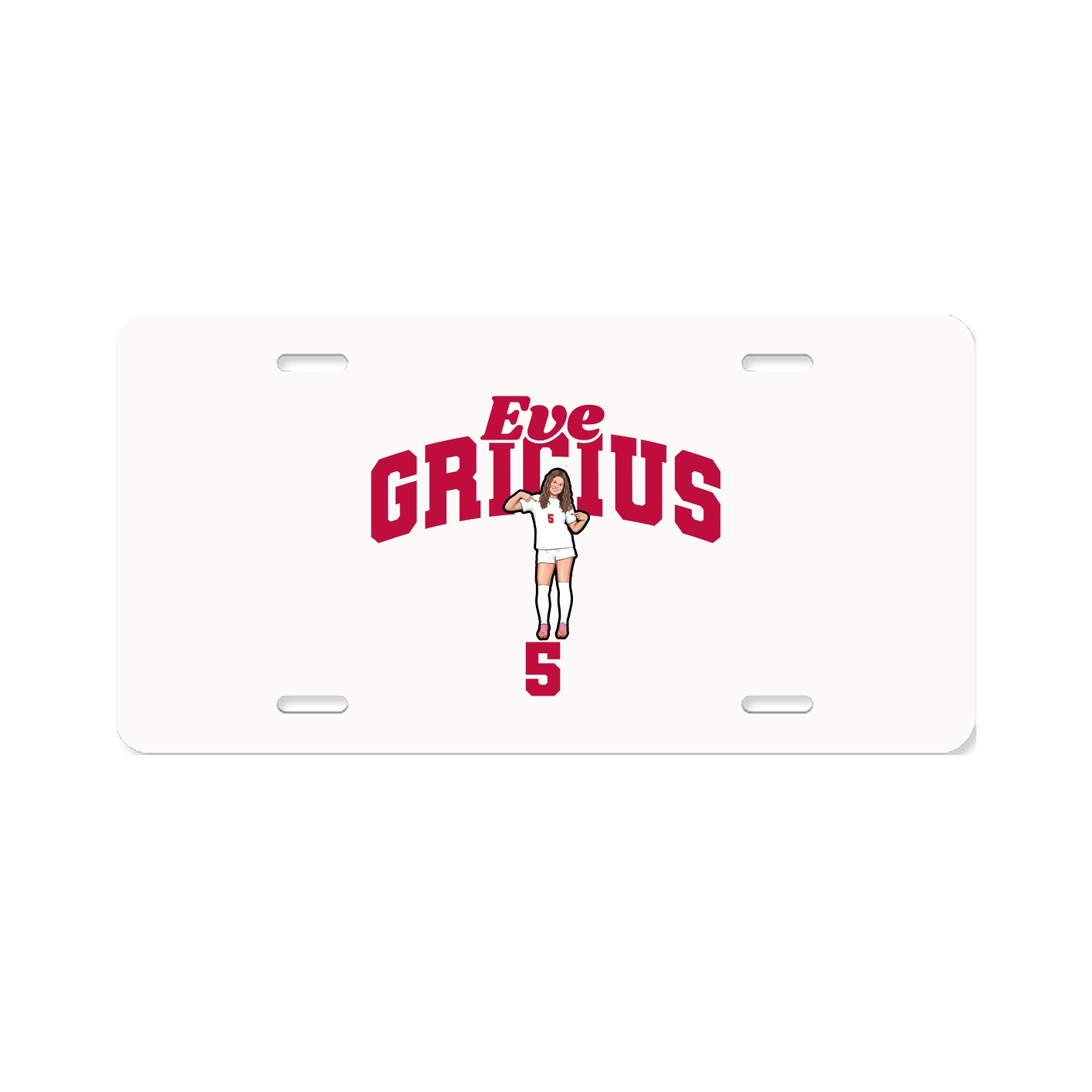 License Plate — Signature Arch in Classic