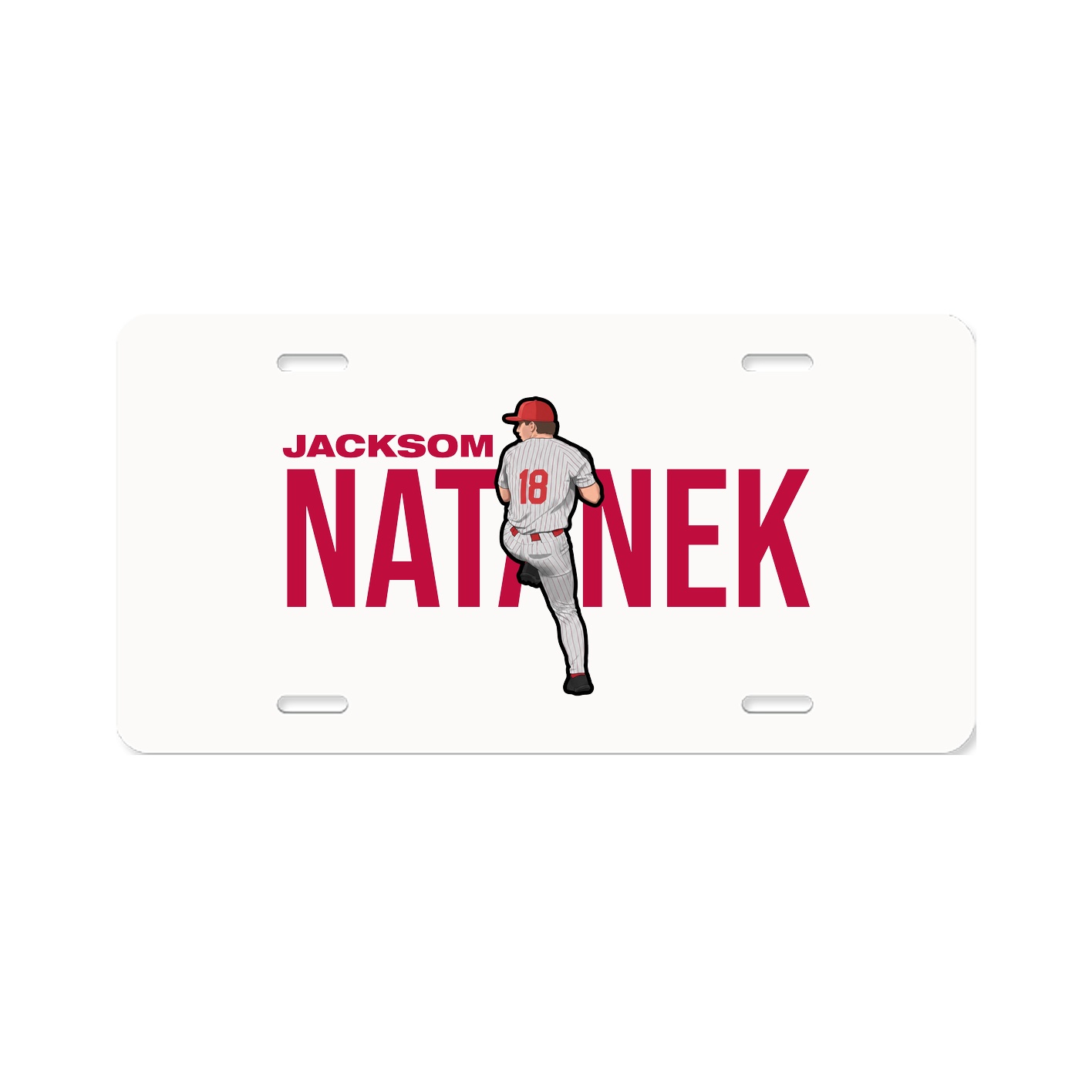 License Plate — Player Name in Classic