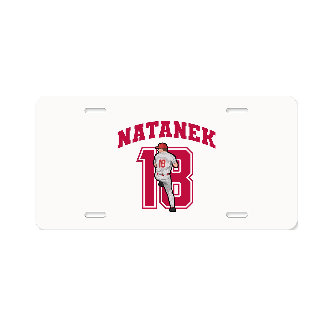 License Plate — Number in Classic