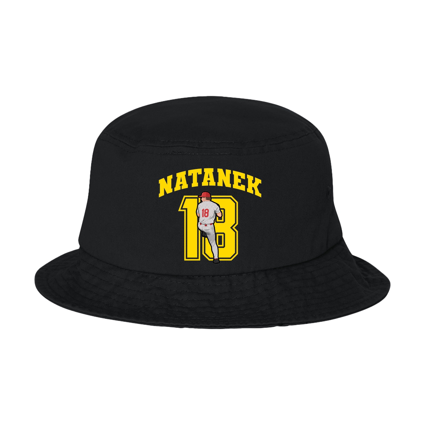 Bucket Cap — Number in Black