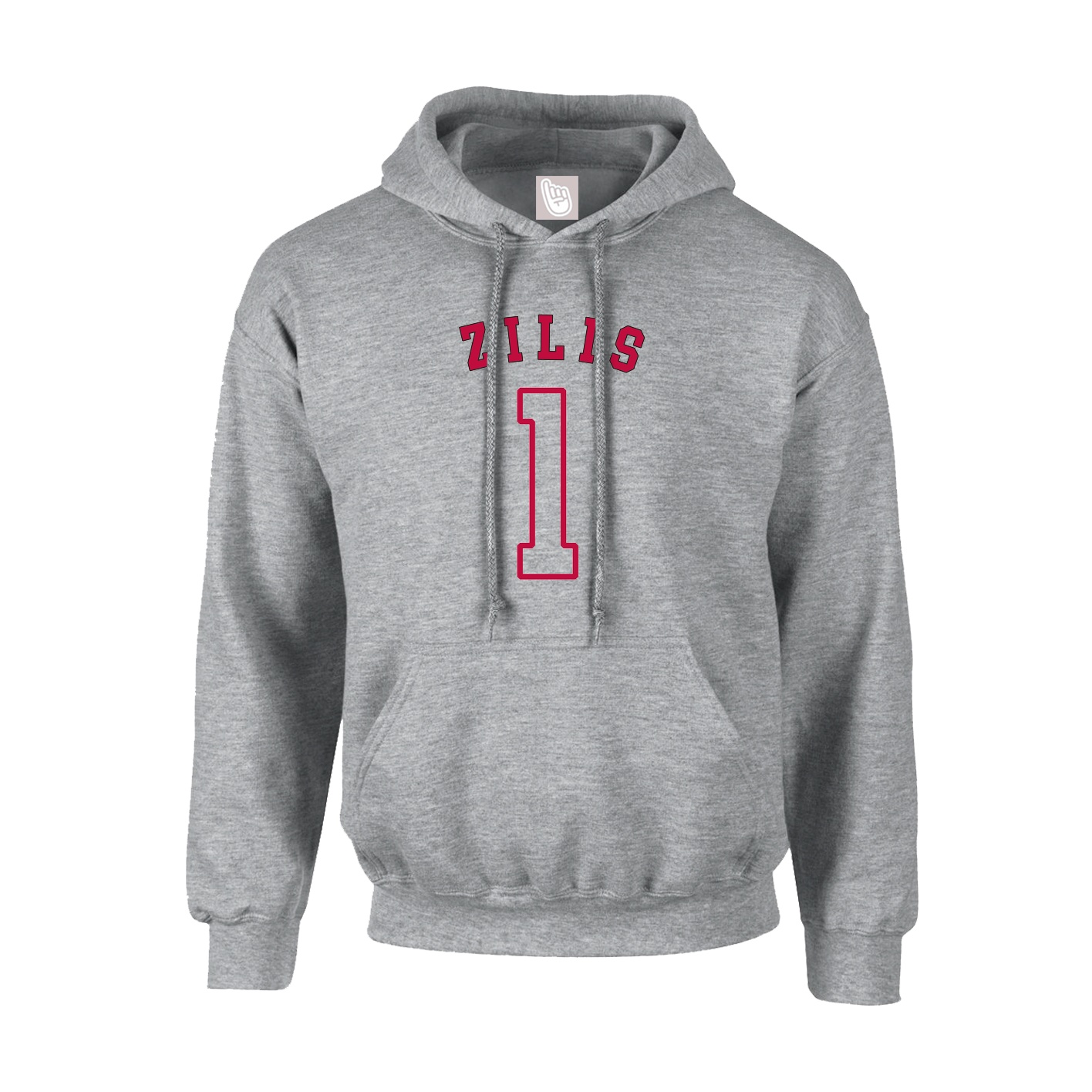 Youth Hoodie — Shirsey Arch in Grey