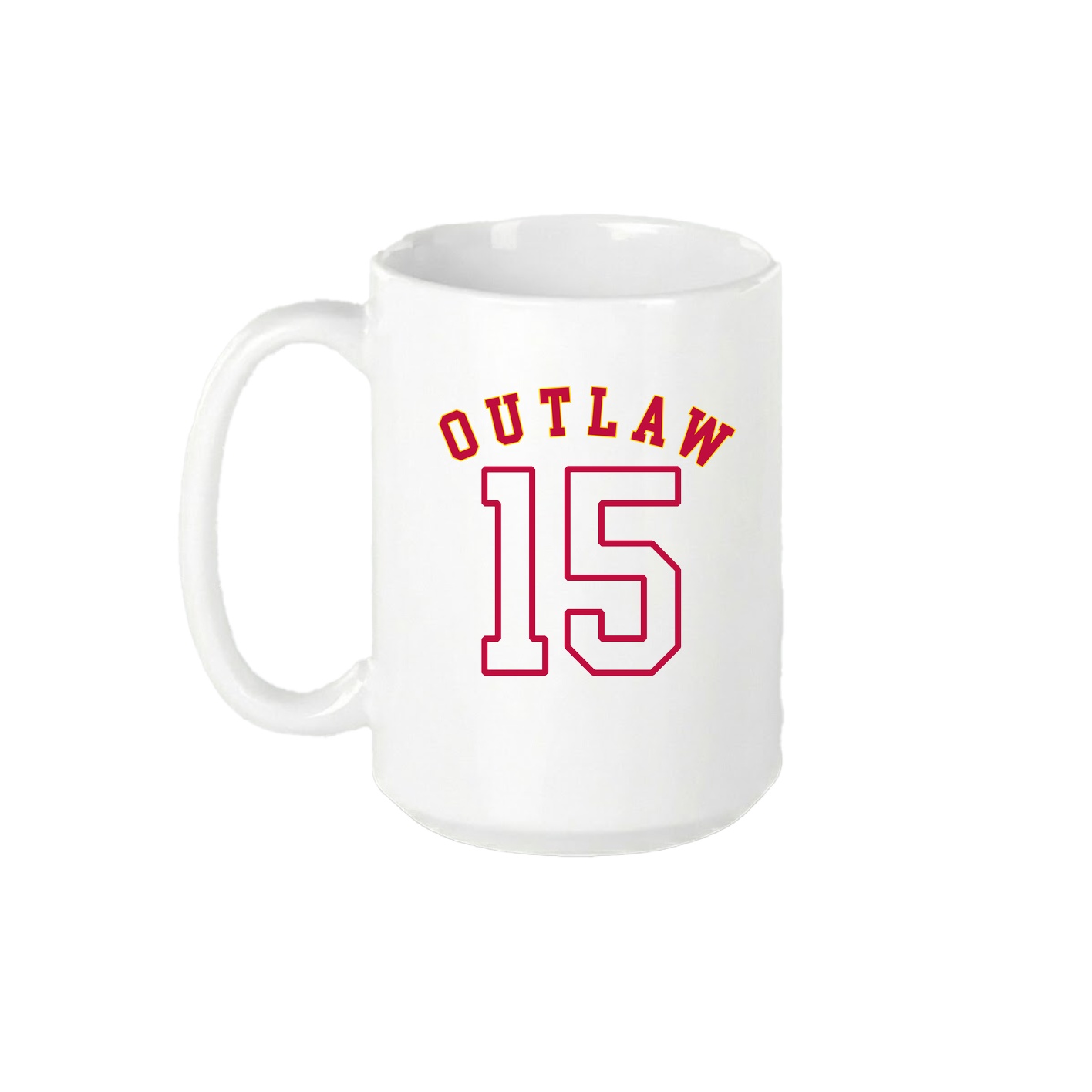 15oz Coffee Mug — Shirsey Arch in White