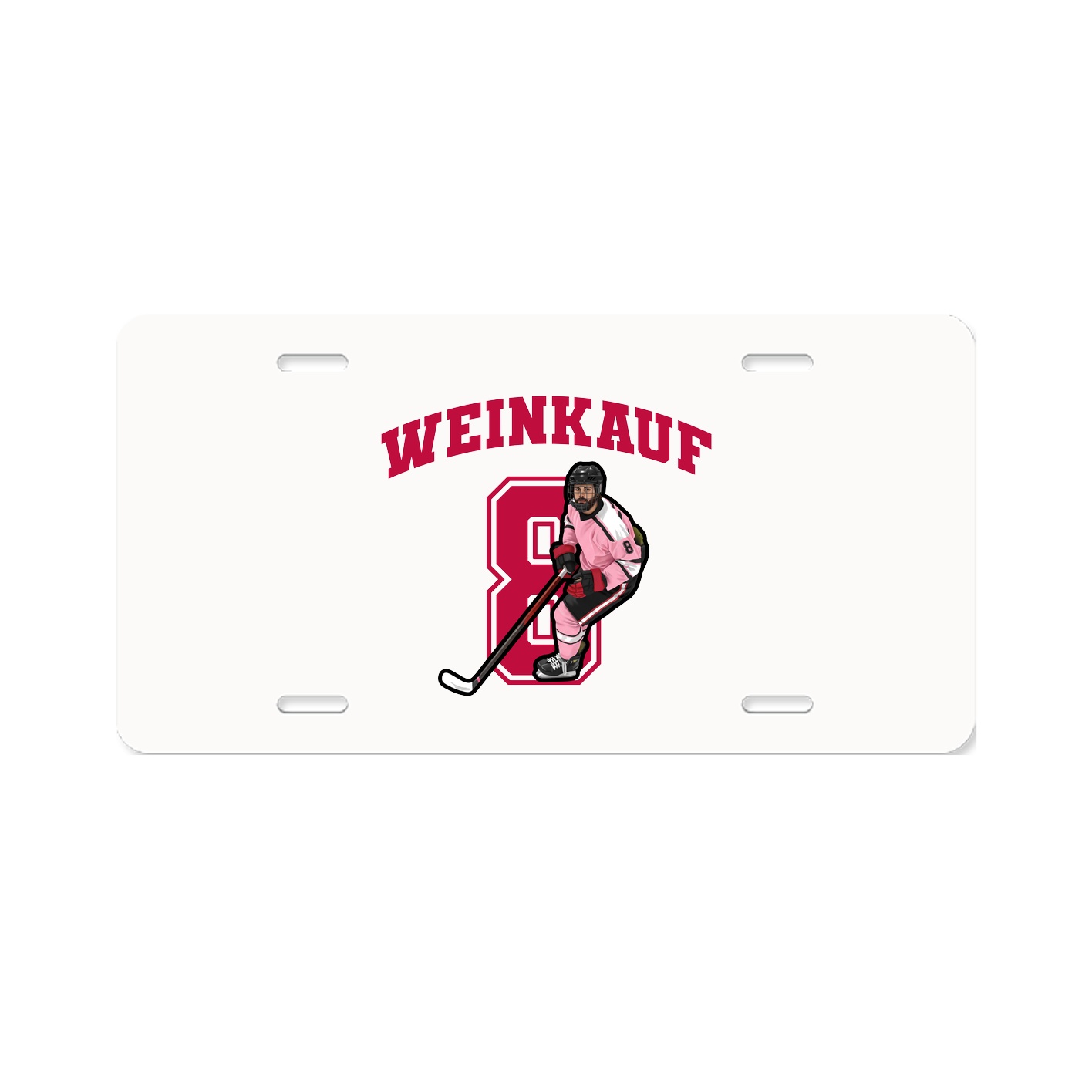 License Plate — Number in Classic