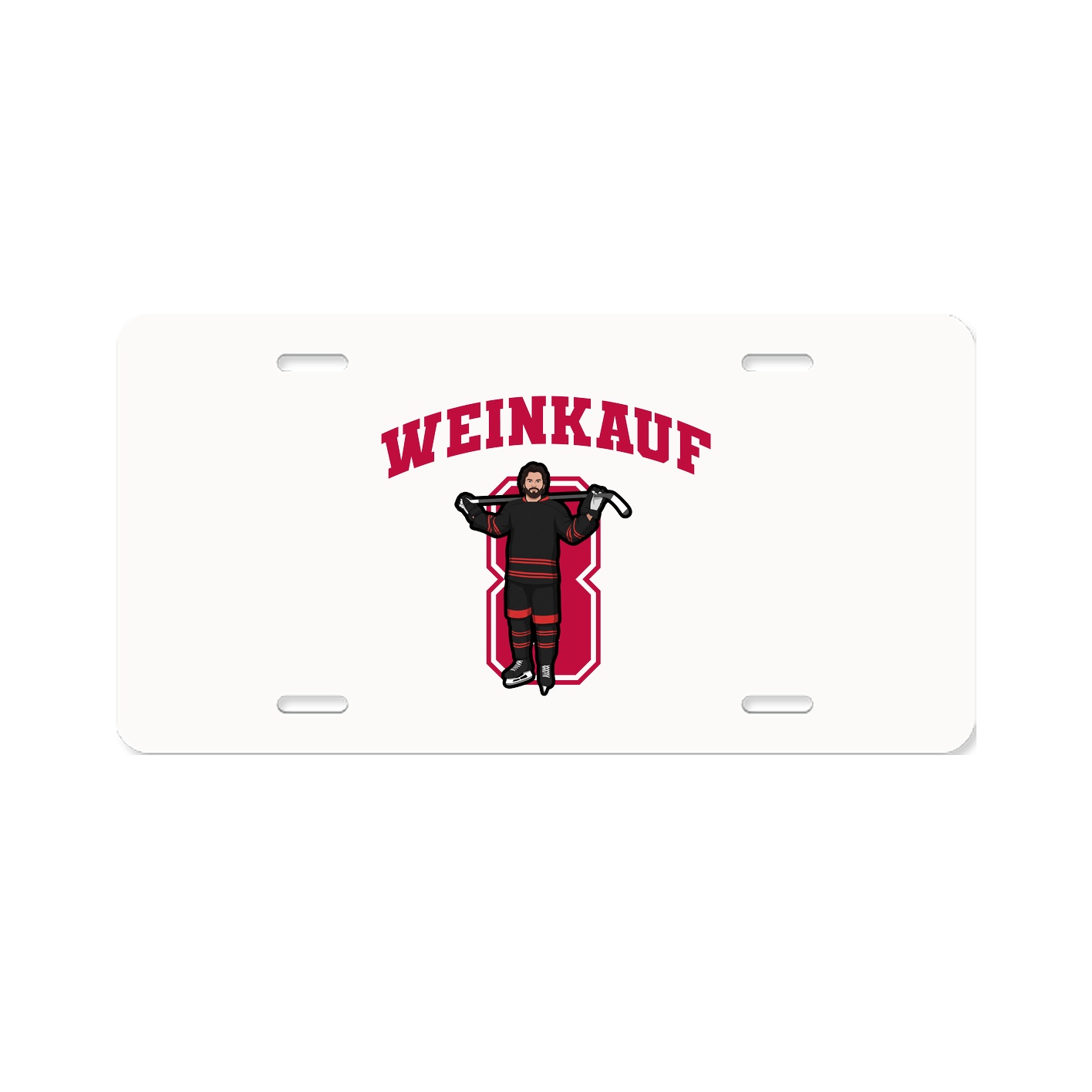 License Plate — Number in Classic