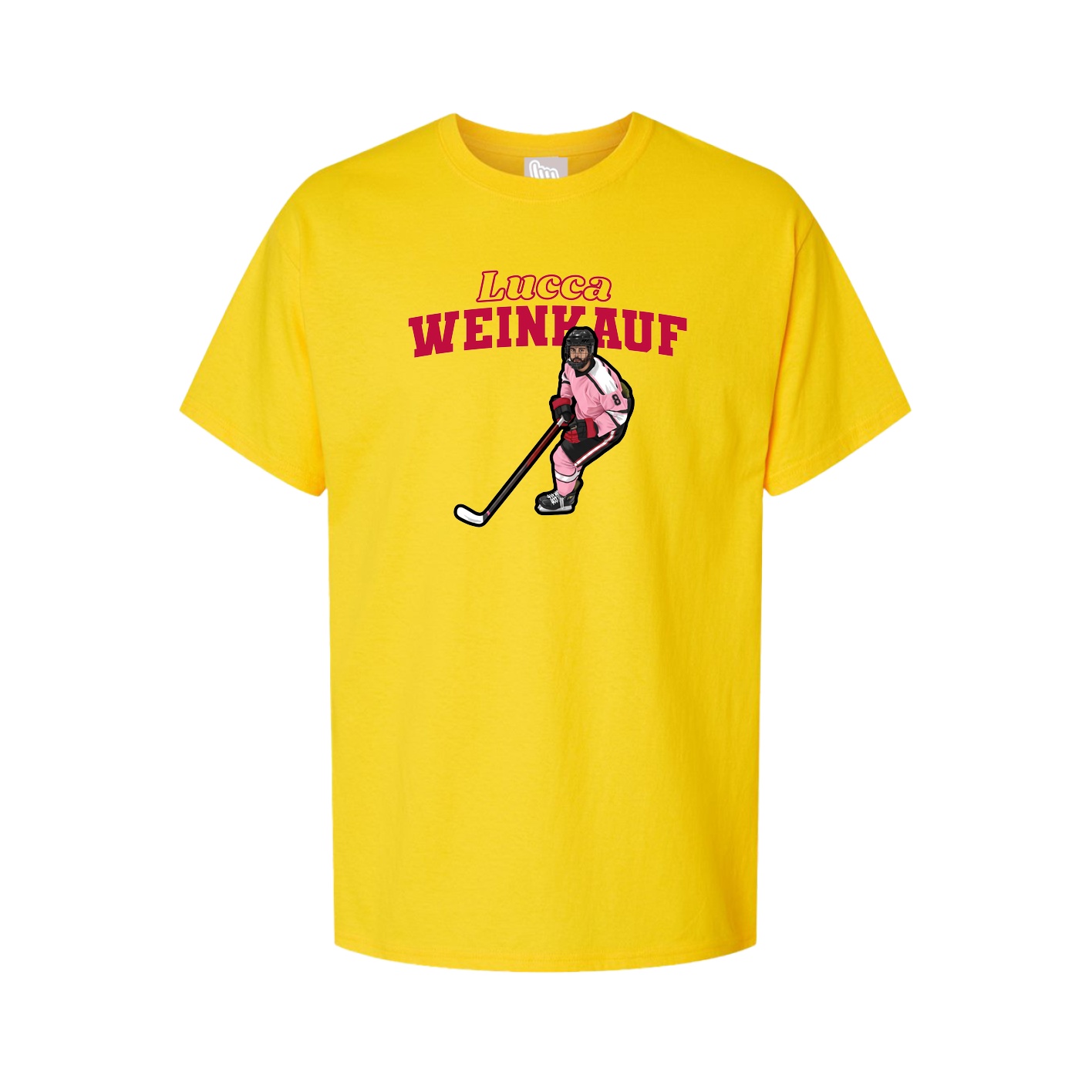 Youth Tee — Name Arch in Gold