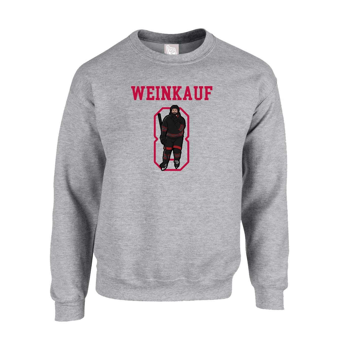 Fleece Crew — Shirsey in Grey