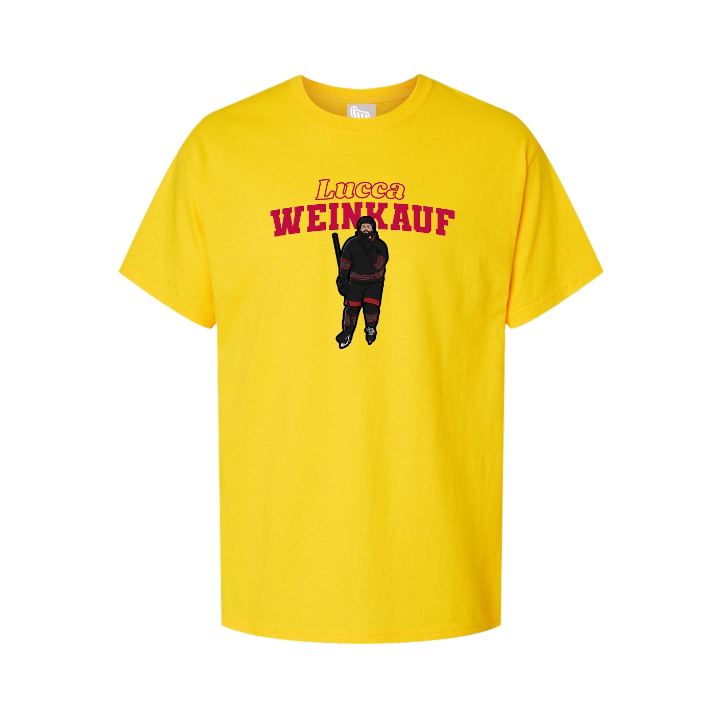 Youth Tee — Name Arch in Gold