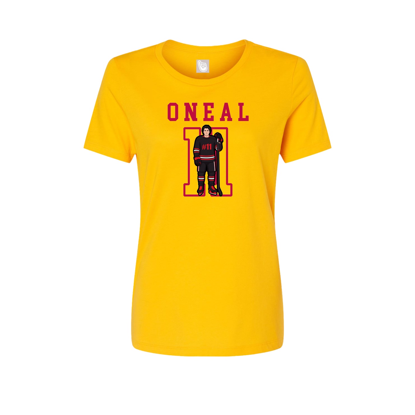 Fitted Women's Tee — Shirsey in Gold