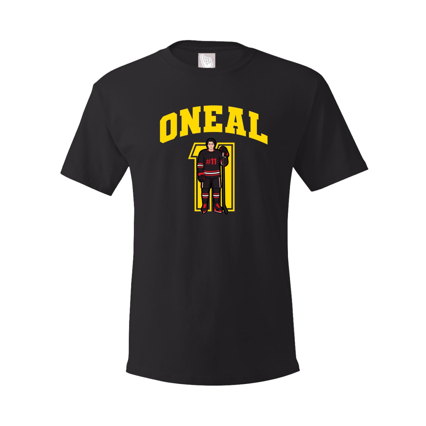 Youth Tee — Number in Black