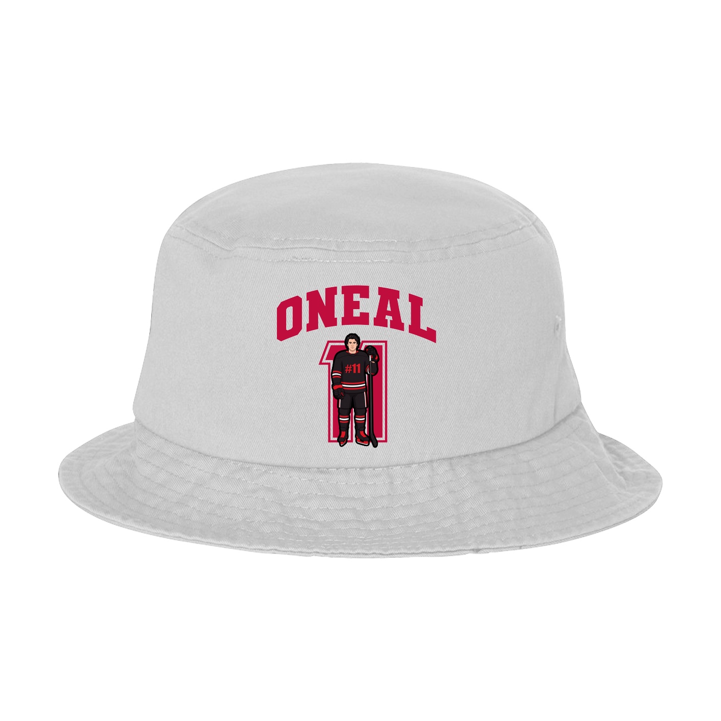Bucket Cap — Number in White
