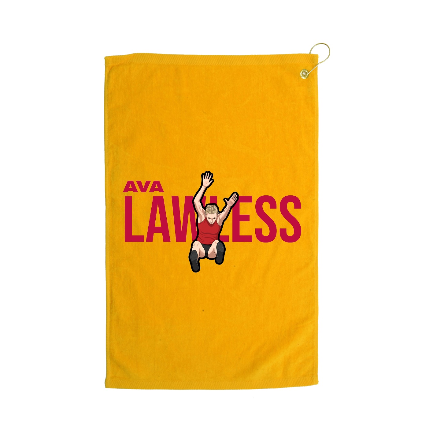 Golf Towel — Player Name in Gold