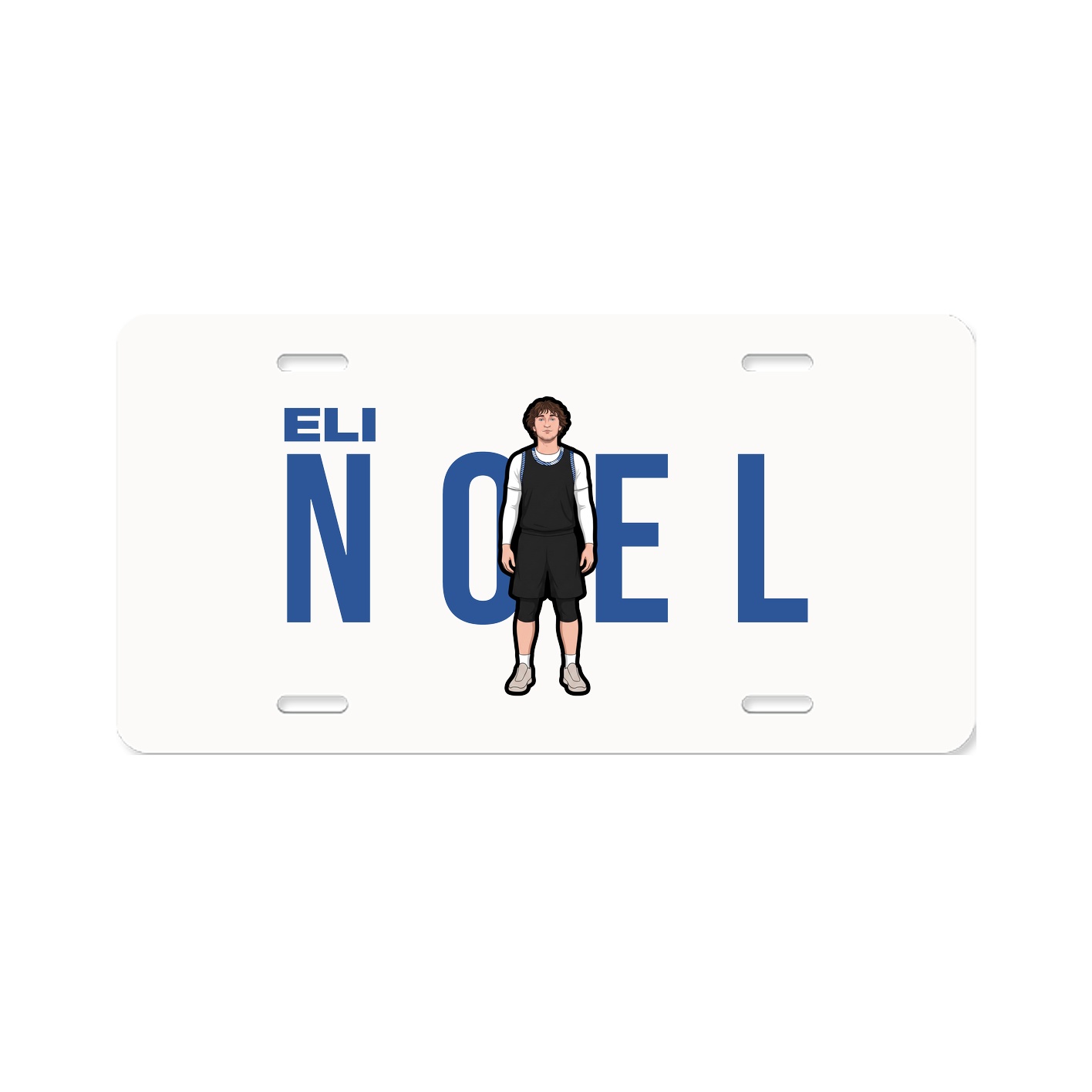 License Plate — Player Name in Classic