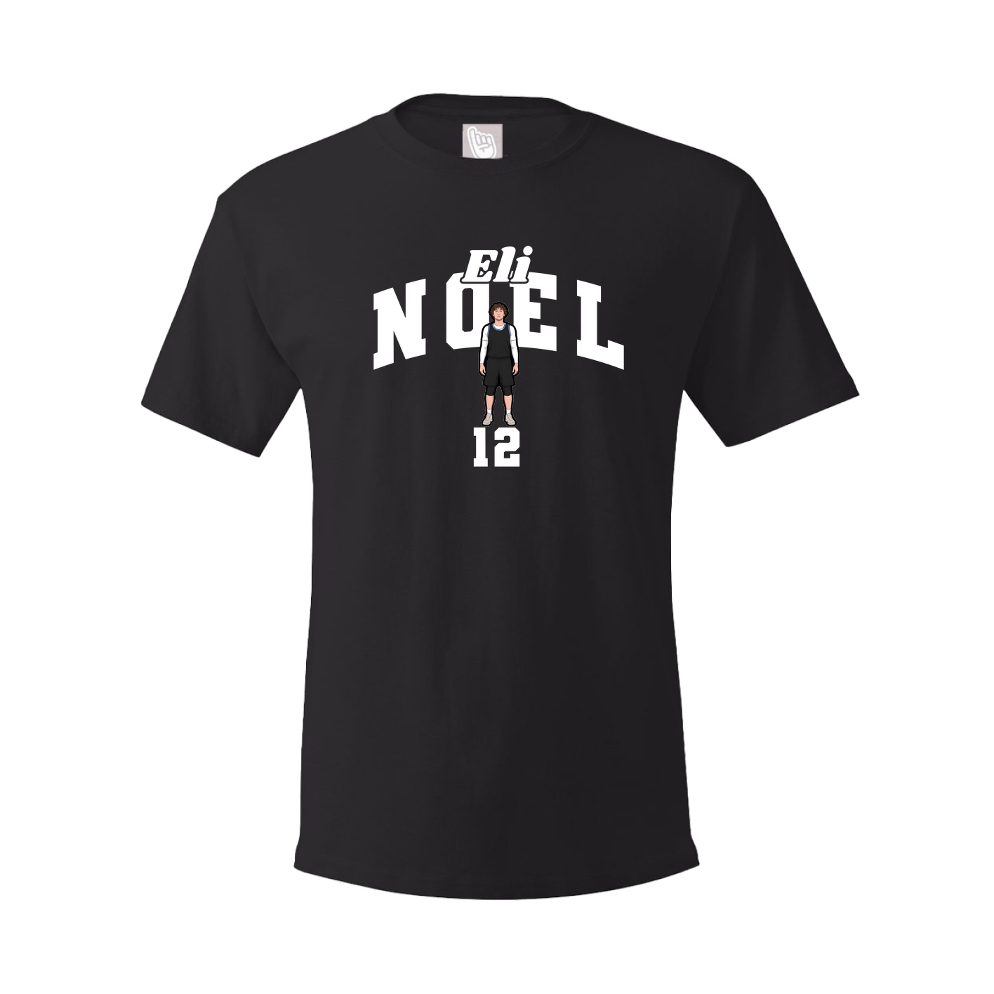 Youth Tee — Signature Arch in Black