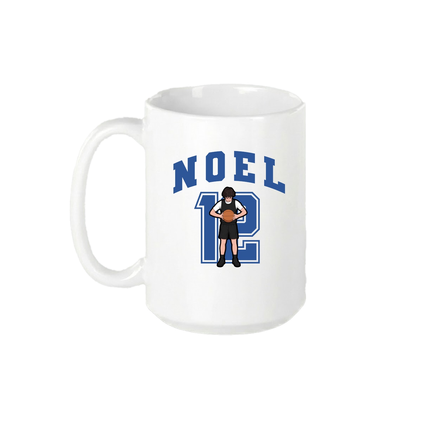 15oz Coffee Mug — Number in White