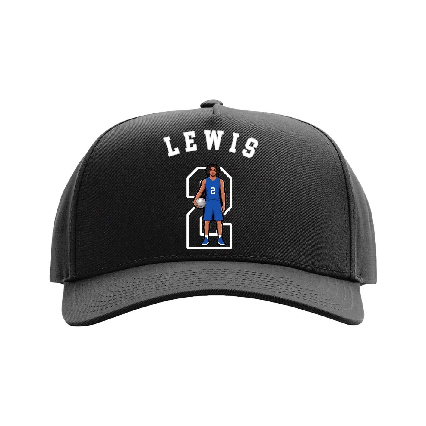 Full Fabric Five-Panel Champ Cap — Shirsey Arch in Black