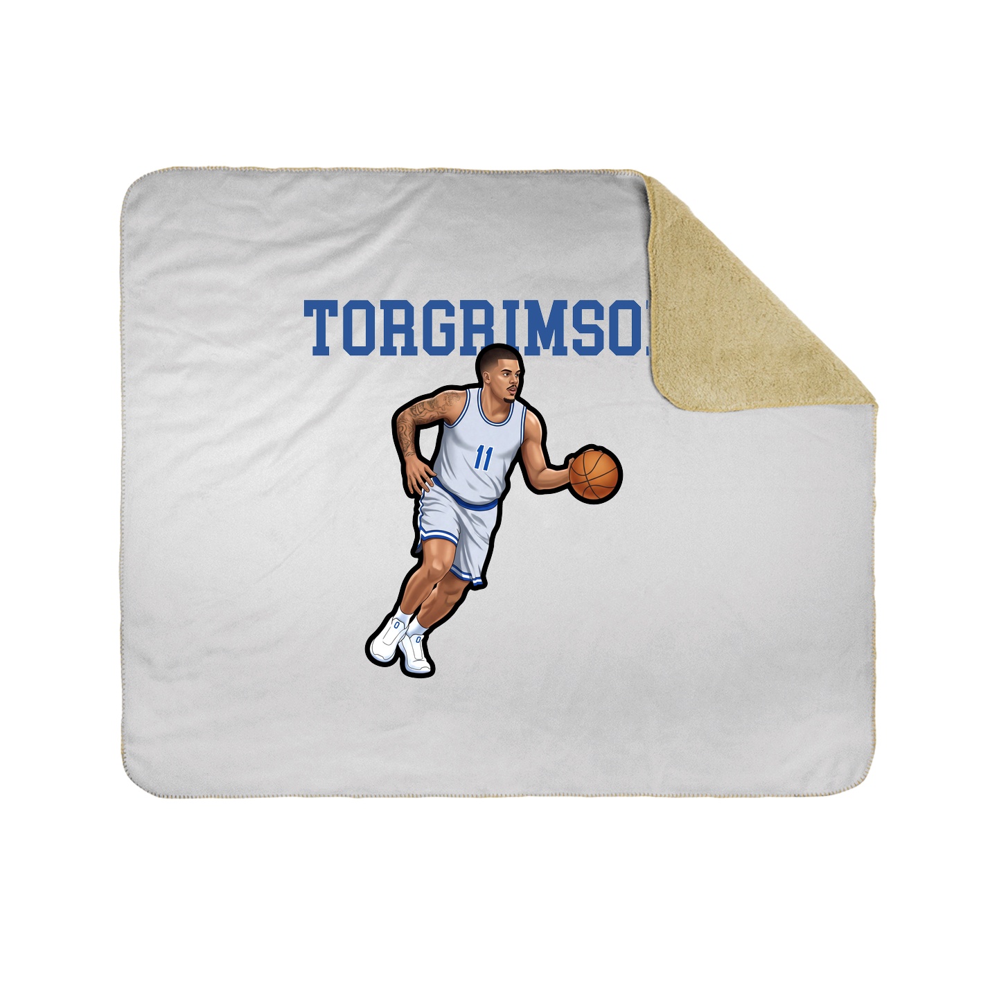 Throw Blanket — Shirsey in White