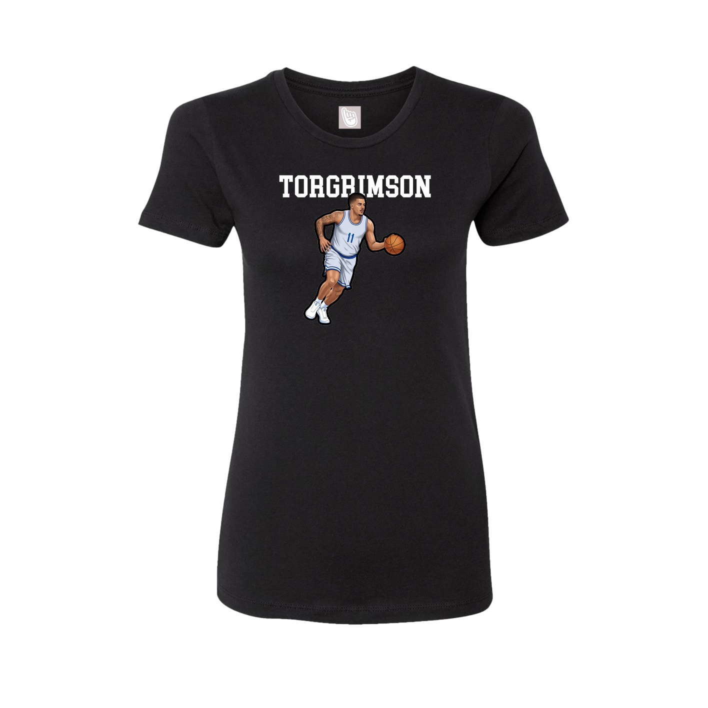 Fitted Women's Tee — Shirsey in Black