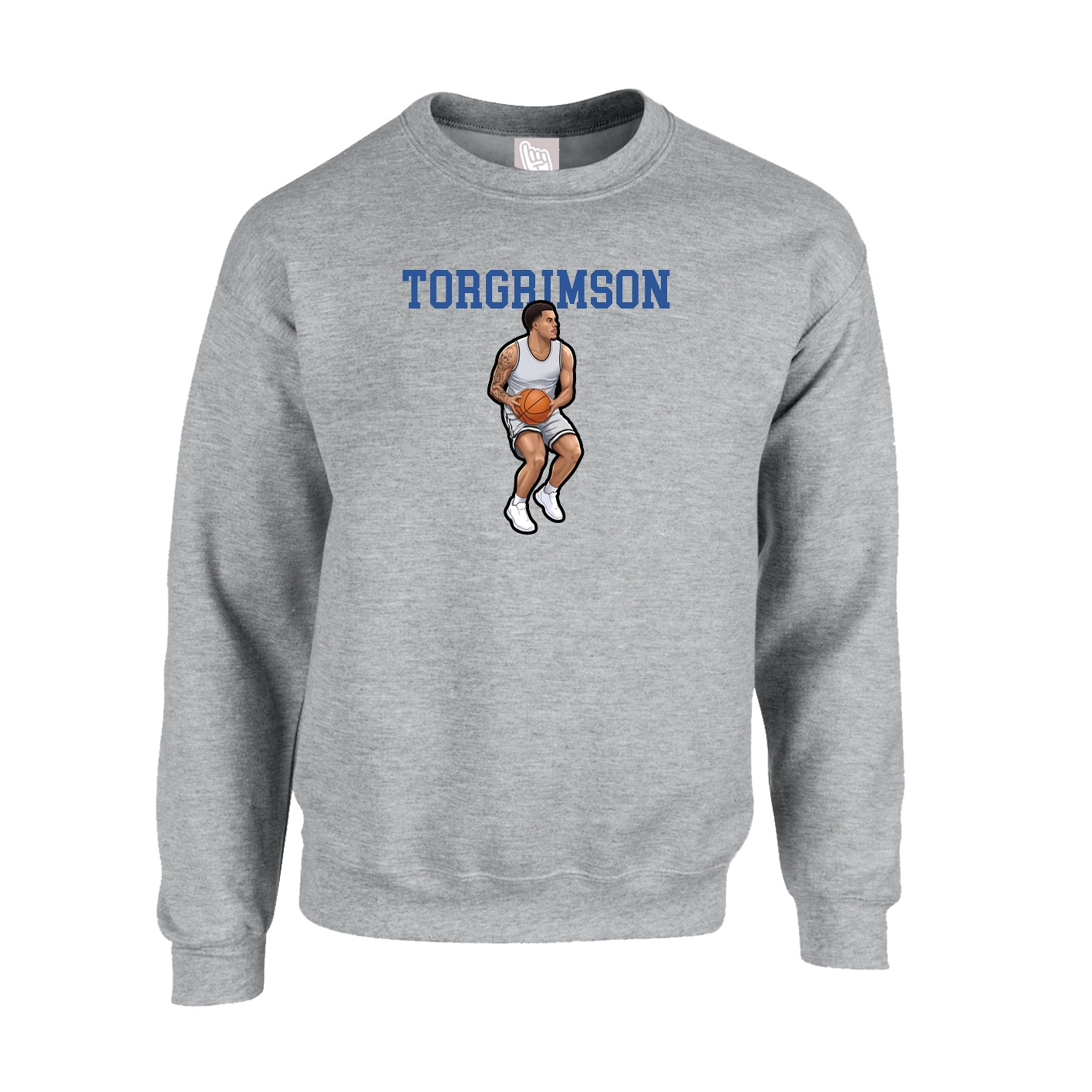 Fleece Crew — Shirsey in Grey