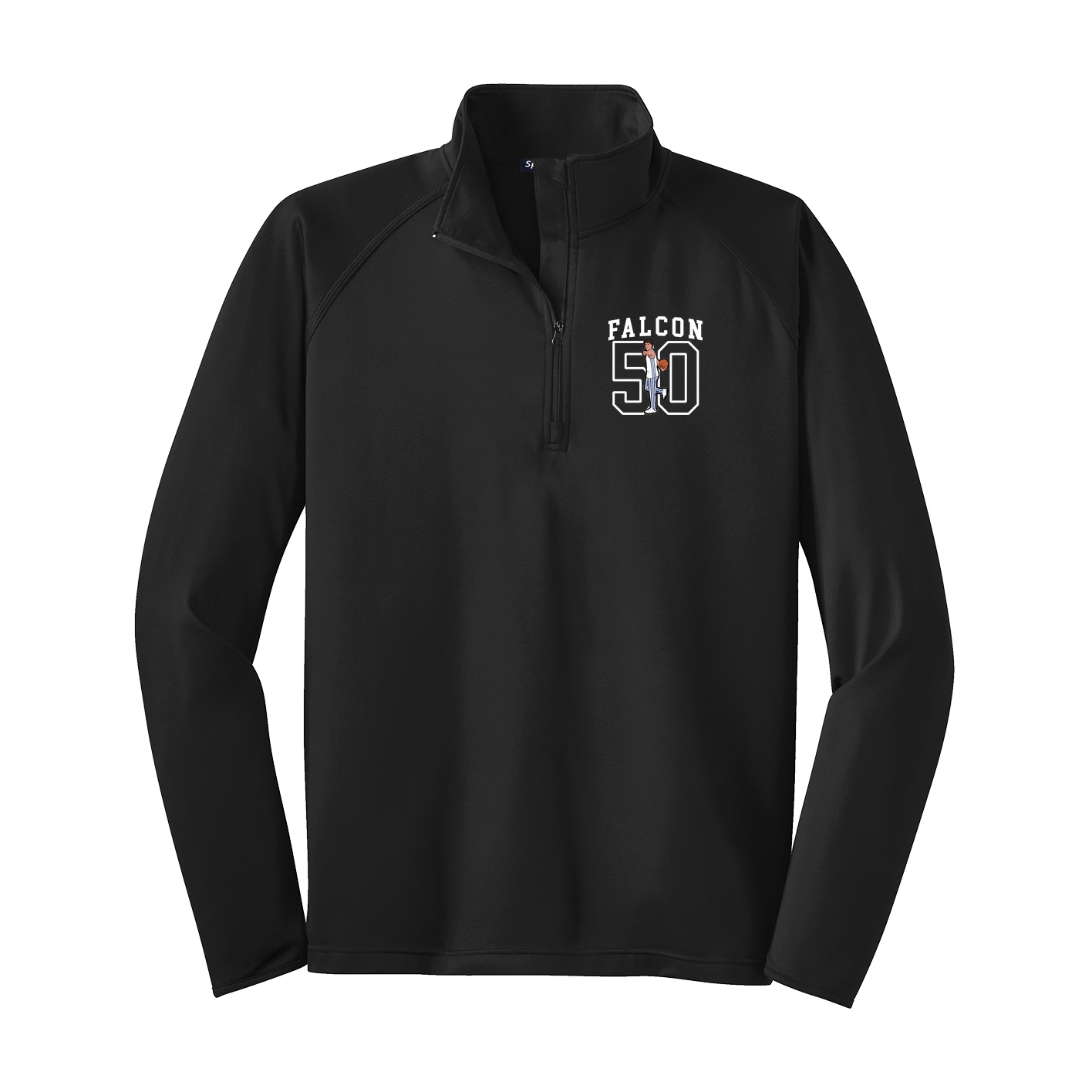 Q-Zip Pullover — Shirsey in Black